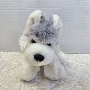 Ganz Webkinz Husky Dog 8" HM120 Plush Stuffed White Gray Puppy Ganz No Code